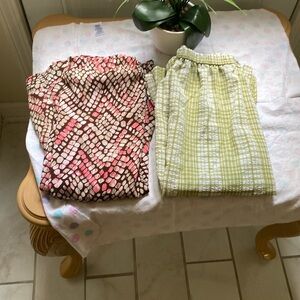 TanJay Red and White Midi Skirt Set Casual Resort Wear